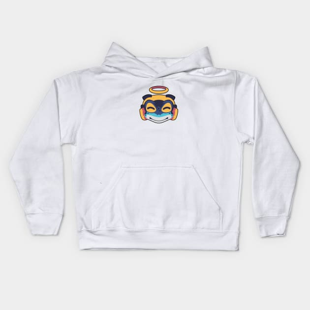 Wise Frog Kids Hoodie by ekazaki